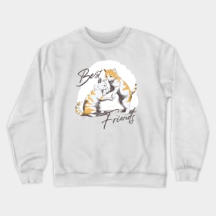 Best Cat Friend Crewneck Sweatshirt